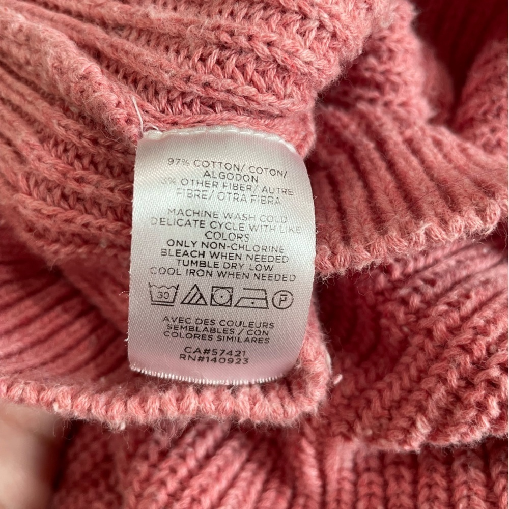 Loft knit sweater vest pink XS petite - Picture 5 of 5